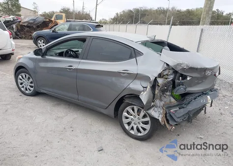 2012 Hyundai Elantra Gls из США, поврежденный, VIN 5NPDH4AE3CH091655